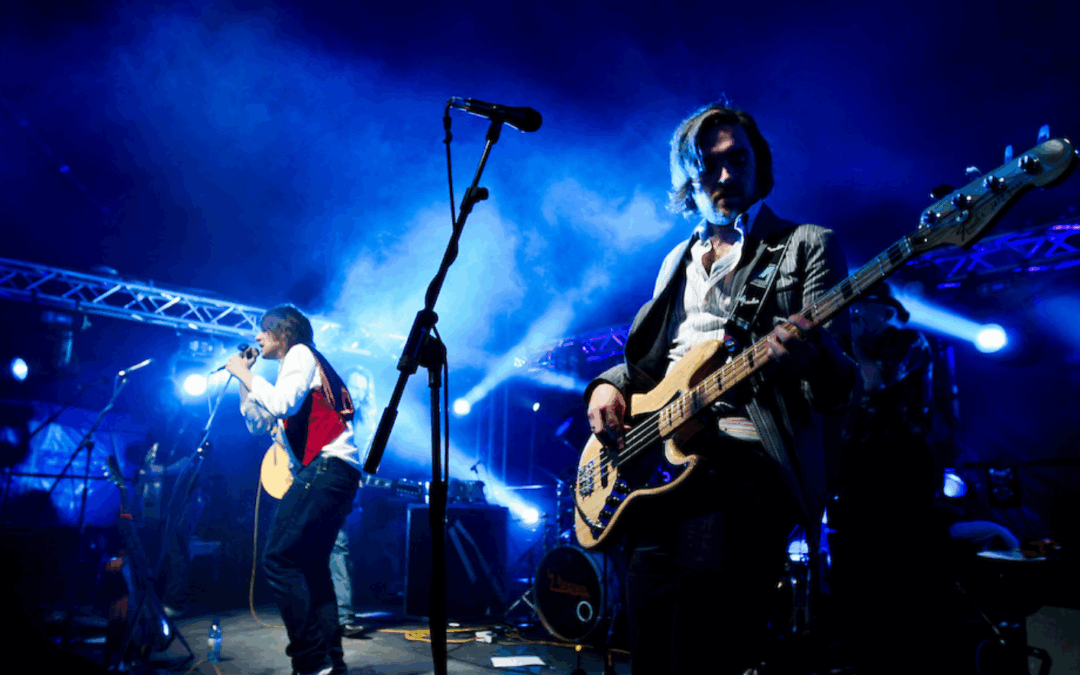 Performing with backing tracks